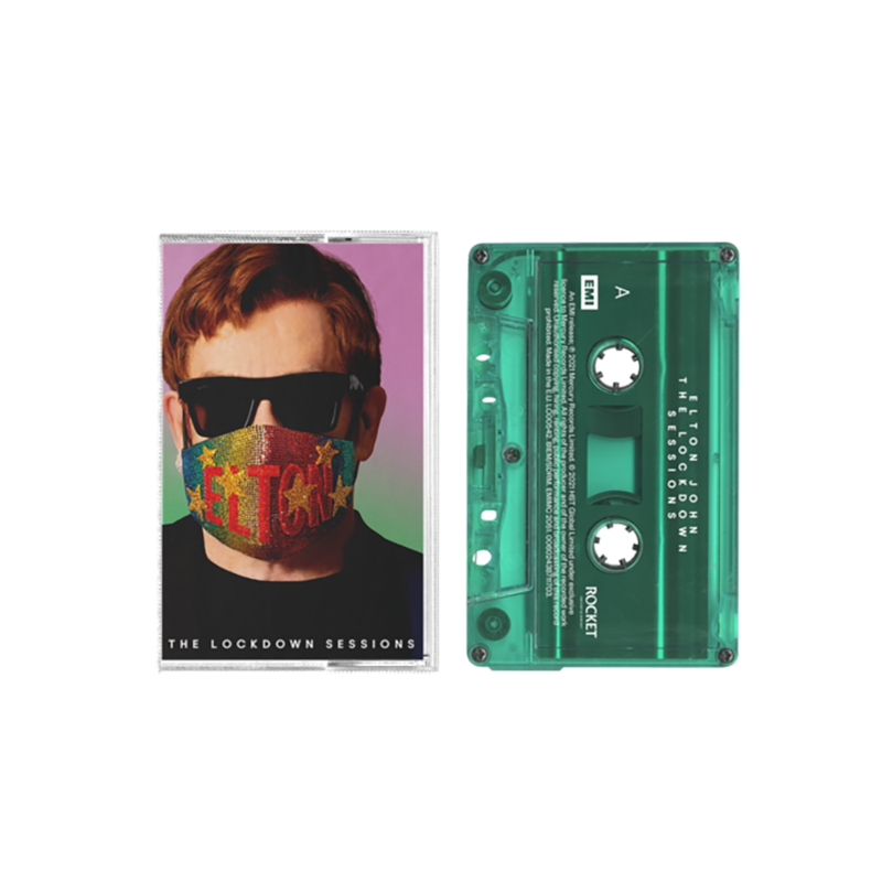 Elton John The Lockdown Sessions Exclusive Transparent Green Cassette 102566